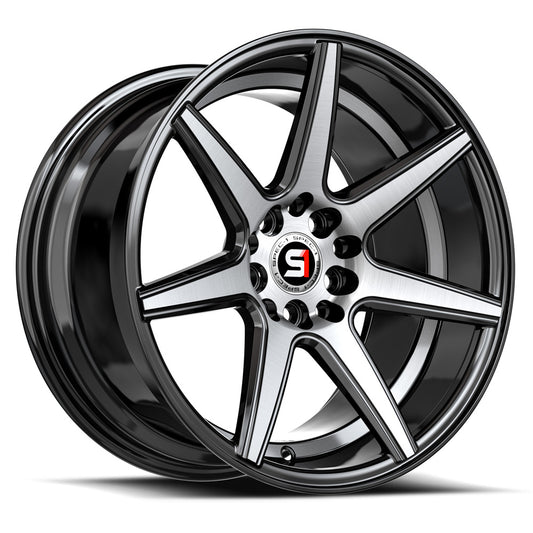 Spec-1 SP-73 Gloss Black & Machined & Undercut
