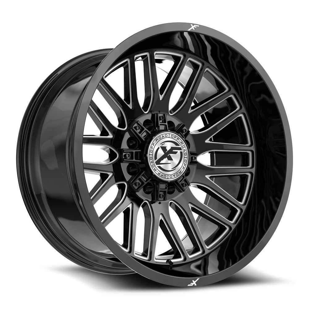 XF Off-Road XF-240 Gloss Black & Milled