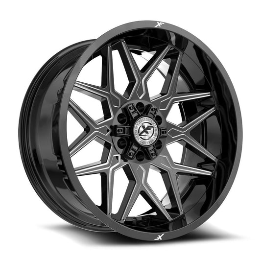 XF Off-Road XF-238 Gloss Black & Milled