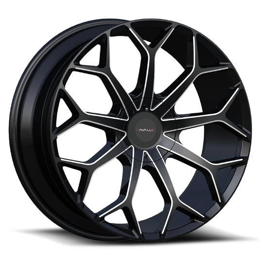 Cavallo CLV-22 Gloss Black & Milled