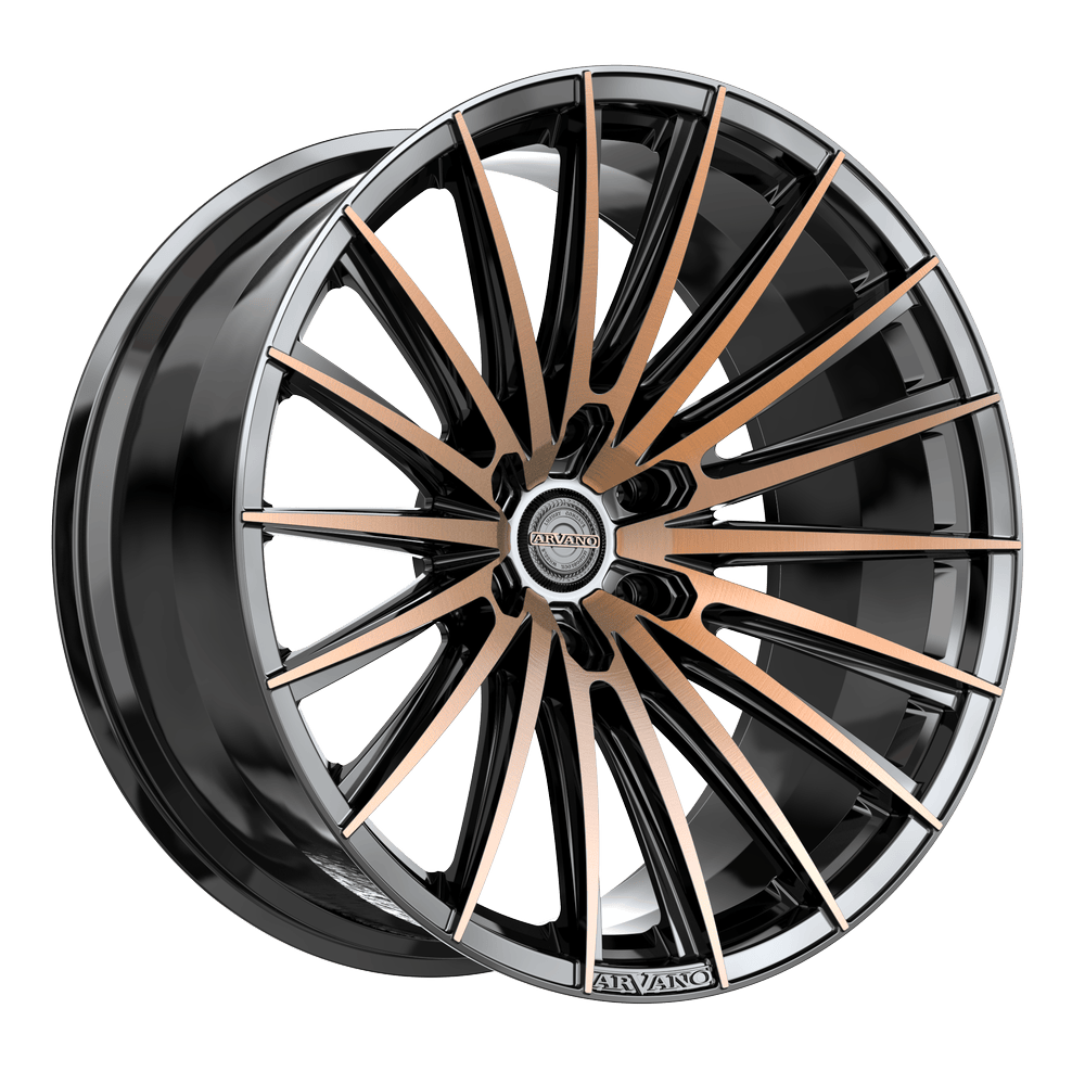 Arvano ART-2 Custom Wheel Gloss Brushed Bronze & Gloss Black