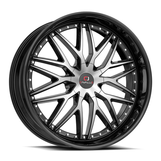 Cavallo CLV-46 Gloss Black & Machined
