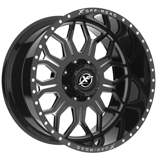 XF Off-Road XF-227 Gloss Black & Milled