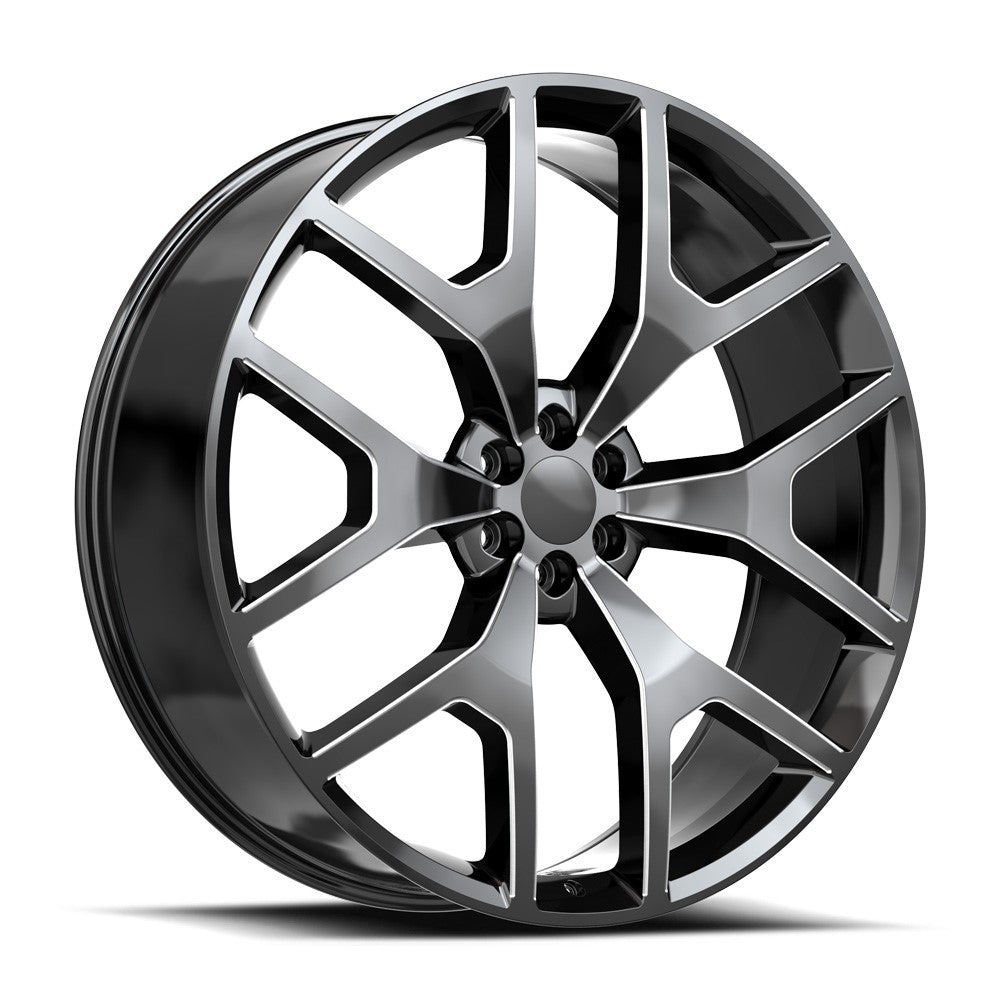 O.E. Revolution G-04 Gloss Black & Milled