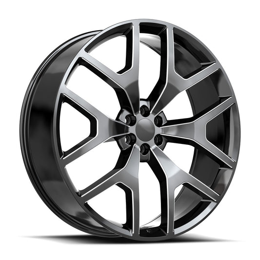 O.E. Revolution G-04 Gloss Black & Milled