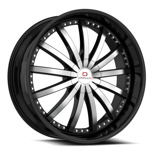 Cavallo CLV-53 Gloss Black & Machined