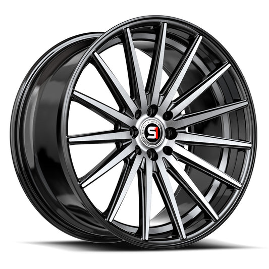 Spec-1 SP-69 Gloss Black & Machined & Undercut