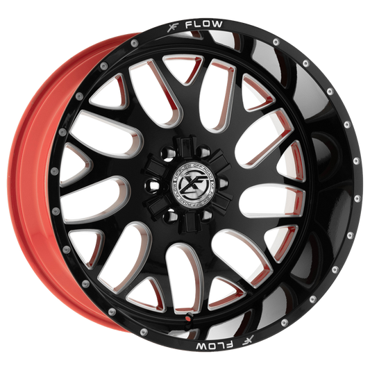 XFX Flow XFX-301 Gloss Black & Milled With Red Inner