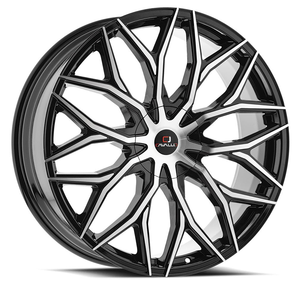 Cavallo CLV-37 Gloss Black & Machined