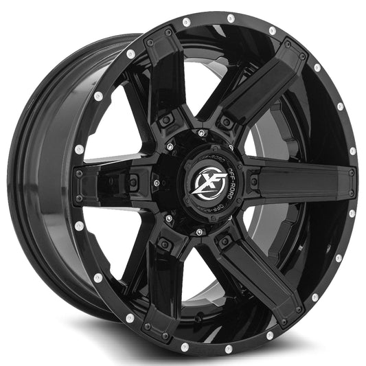 XF Off-Road XF-214 Gloss Black + Gloss Black Inserts