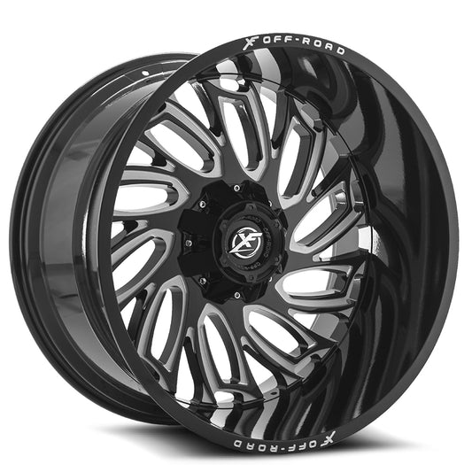 XF Off-Road XF-207 Gloss Black & Milled