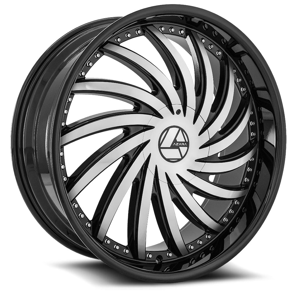 Azara AZA-508 Gloss Black & Machined
