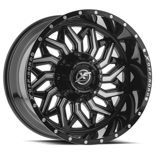 XF Off-Road XF-228 Gloss Black & Milled