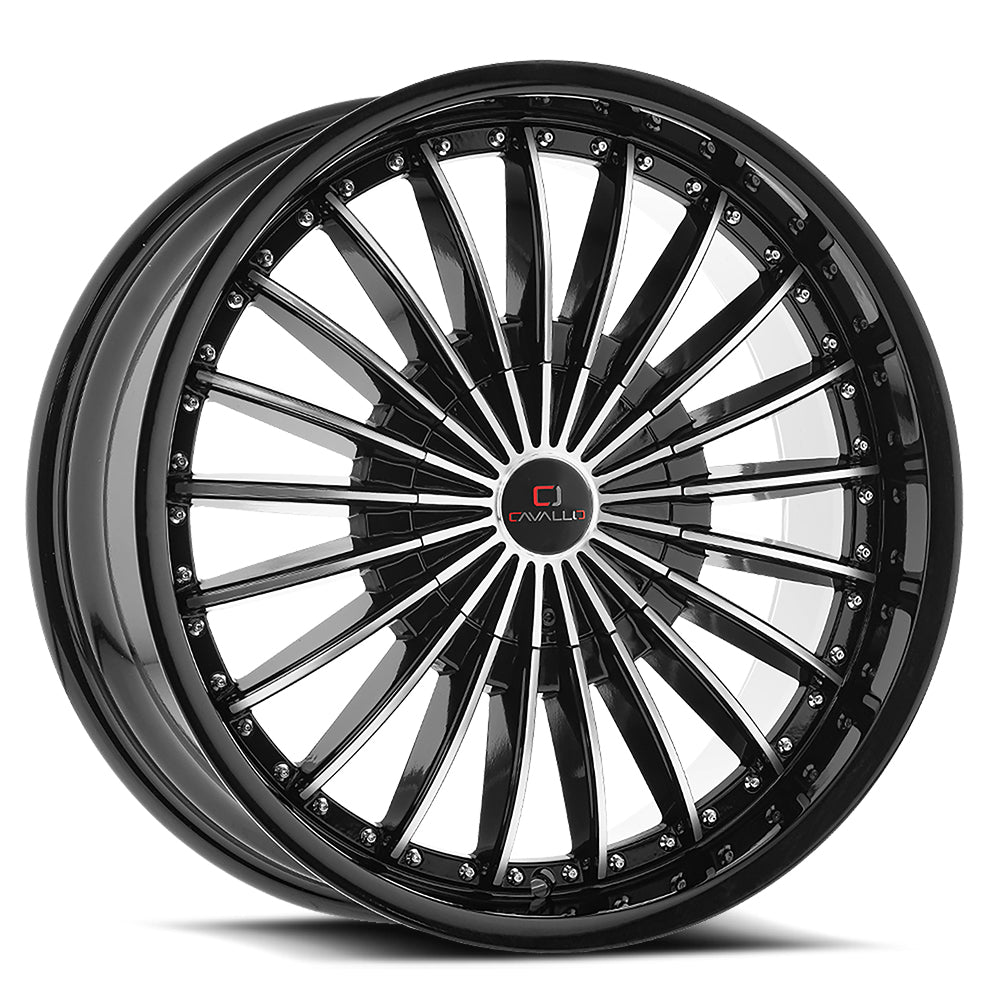 Cavallo CLV-32 Gloss Black & Machined
