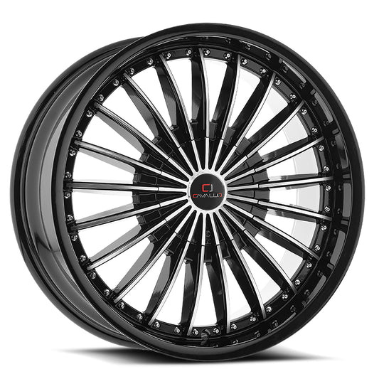 Cavallo CLV-32 Gloss Black & Machined