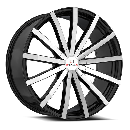 Cavallo CLV-52 Gloss Black & Machined