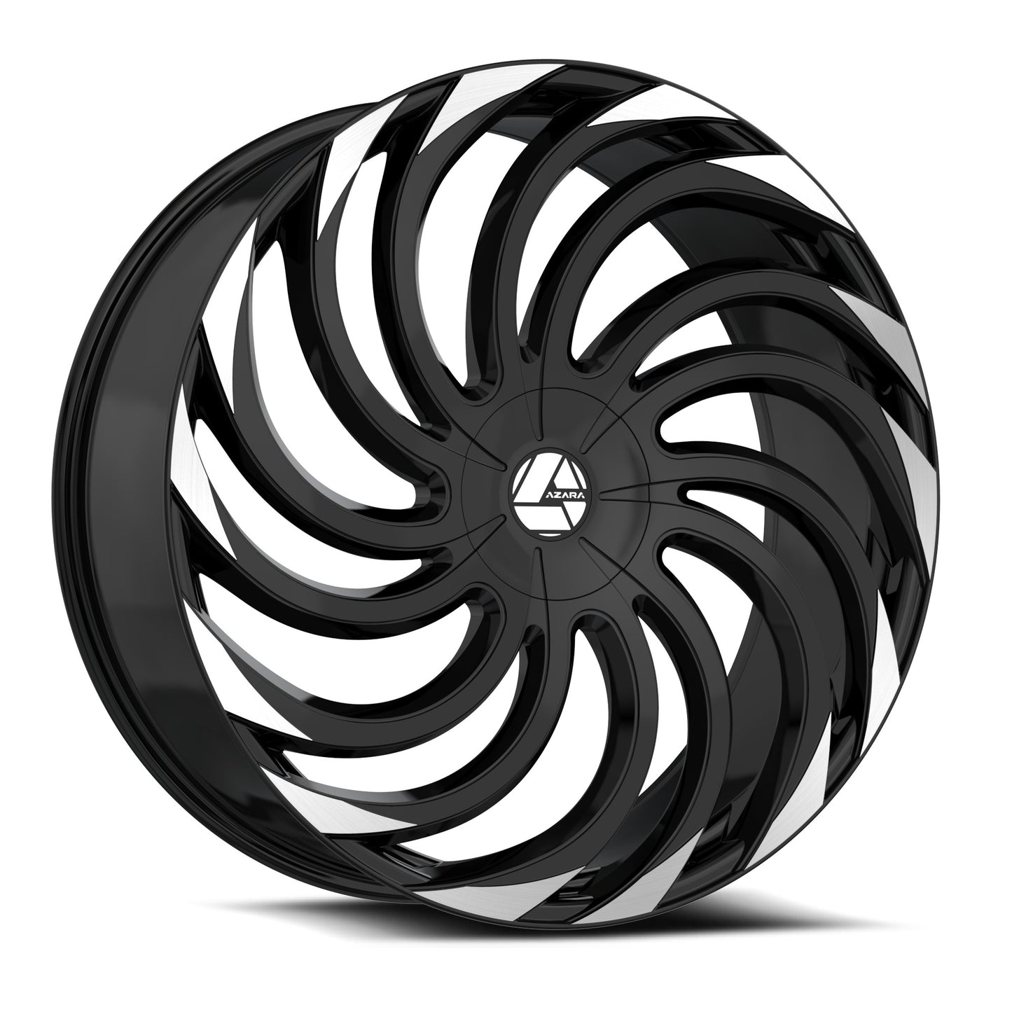 Azara AZA-534 Gloss Black & Machined