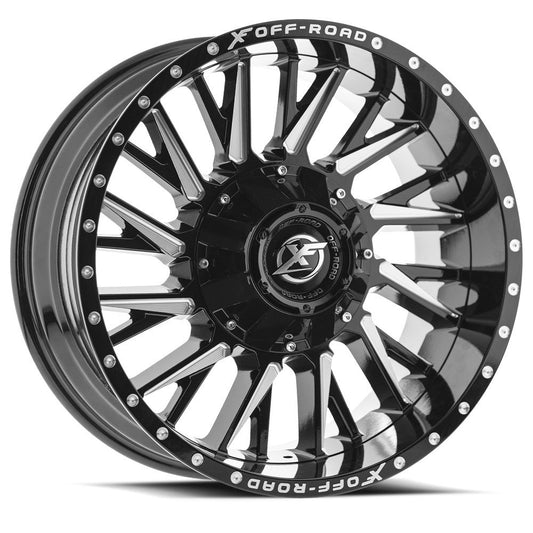 XF Off-Road XF-226 Gloss Black & Milled