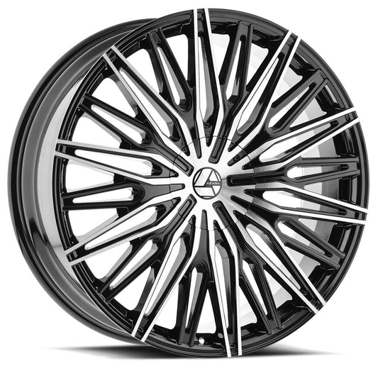 Azara AZA-522 Gloss Black & Machined