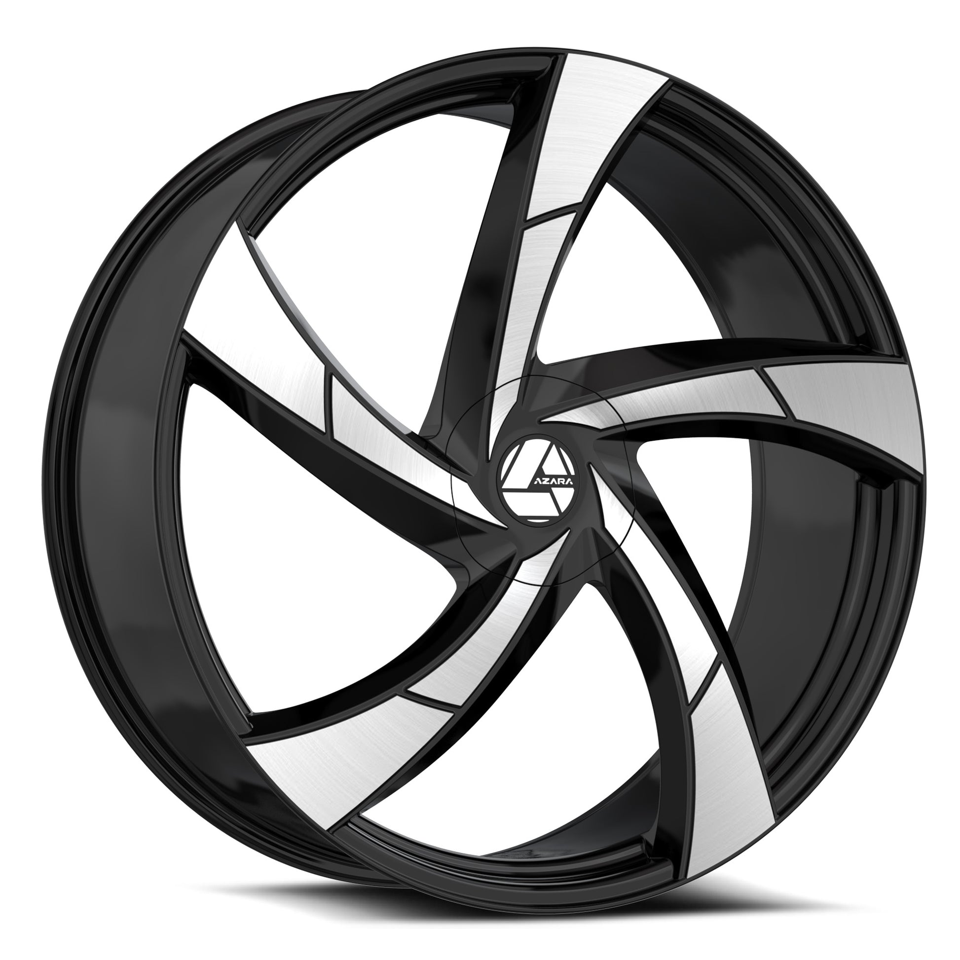 Azara AZA-524 Gloss Black & Machined