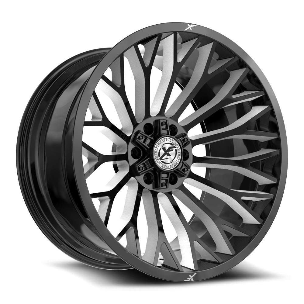XF Off-Road XF-237 Gloss Black & Milled