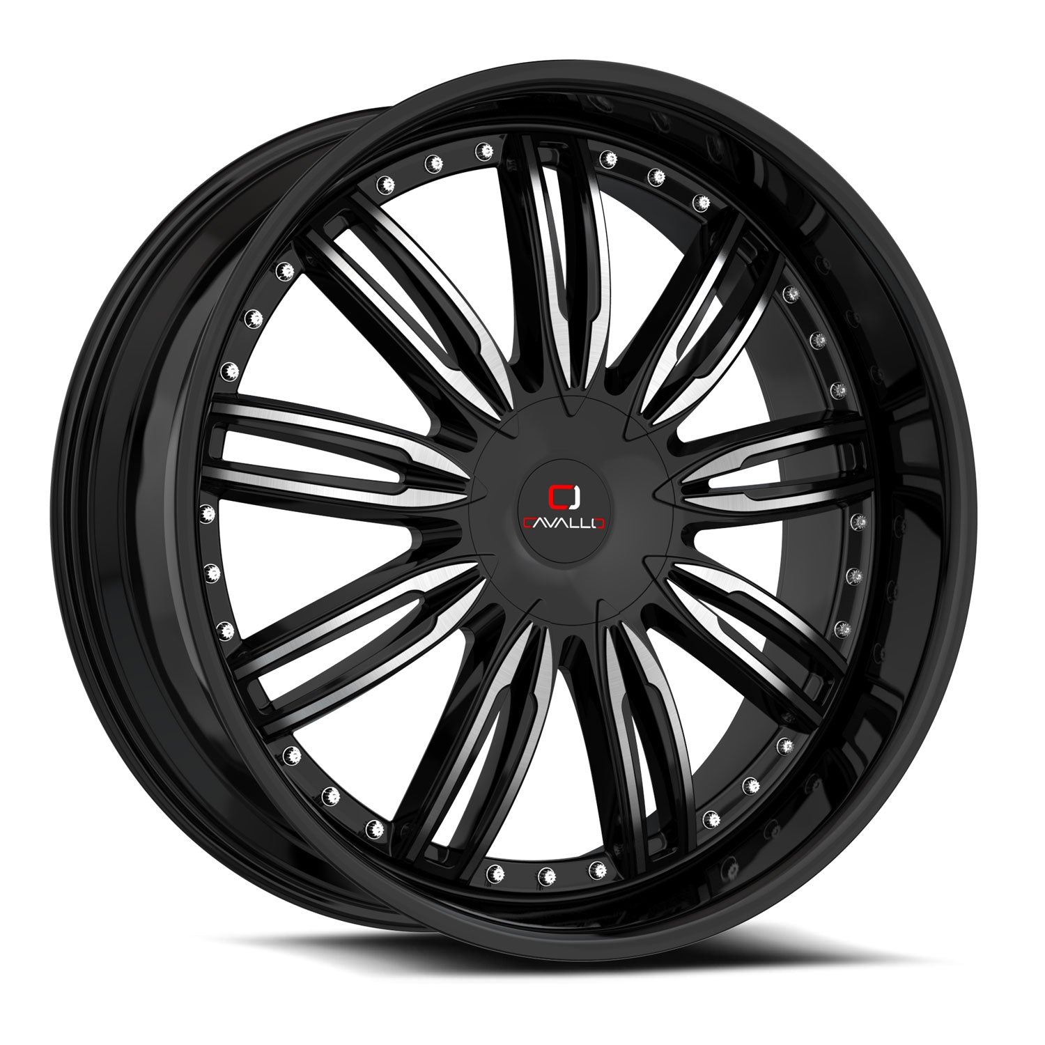 Cavallo CLV-54 Gloss Black & Machined