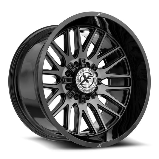 XF Off-Road XF-240 Gloss Black & Brushed Double Dark Tint