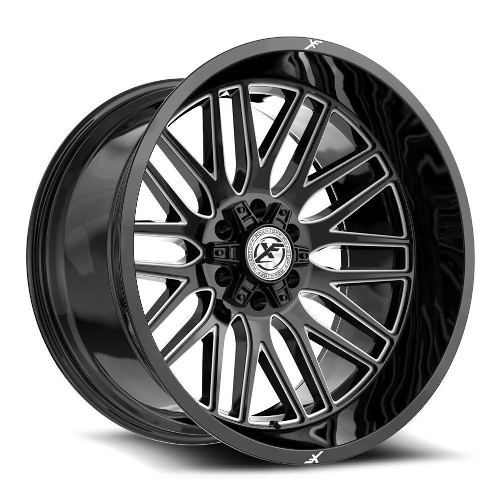 XF Off-Road XF-240 Gloss Black & Milled