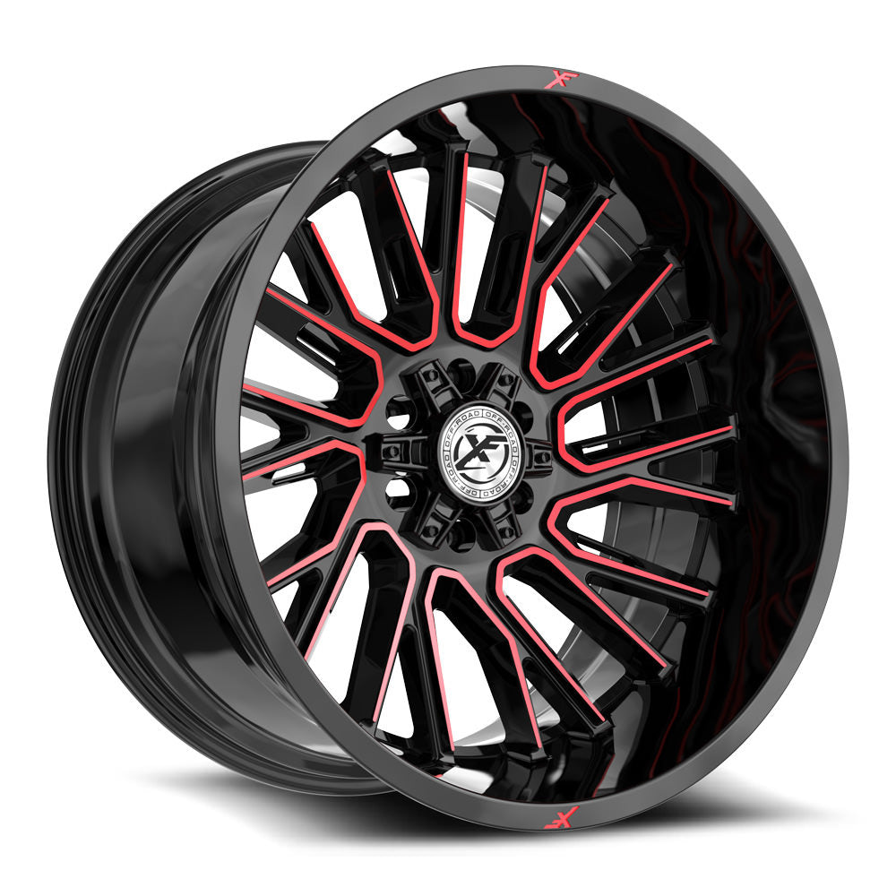 XF Off-Road XF-230 Gloss Black & Red Machined