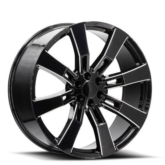 O.E. Revolution G-02 Gloss Black & Milled
