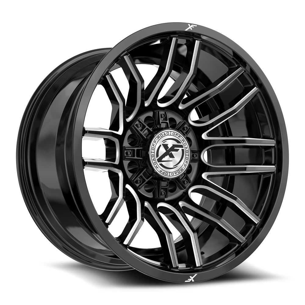 XF Off-Road XF-232 Gloss Black & Milled