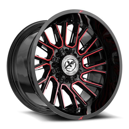 XF Off-Road XF-230 Gloss Black & Red Machined