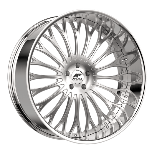 Amani Napoliano Brush Center Chrome Lip