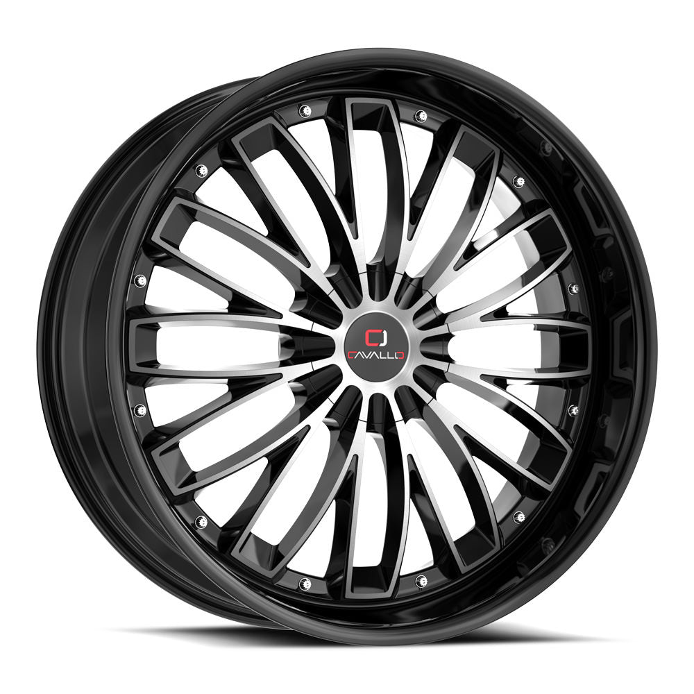 Cavallo CLV-42 Gloss Black & Machined