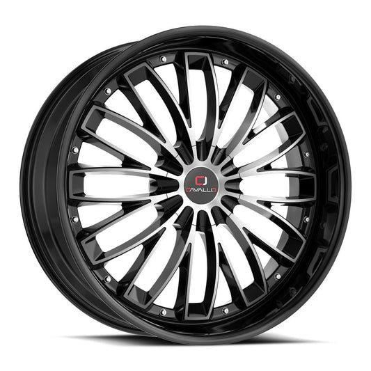 Cavallo CLV-42 Gloss Black & Machined
