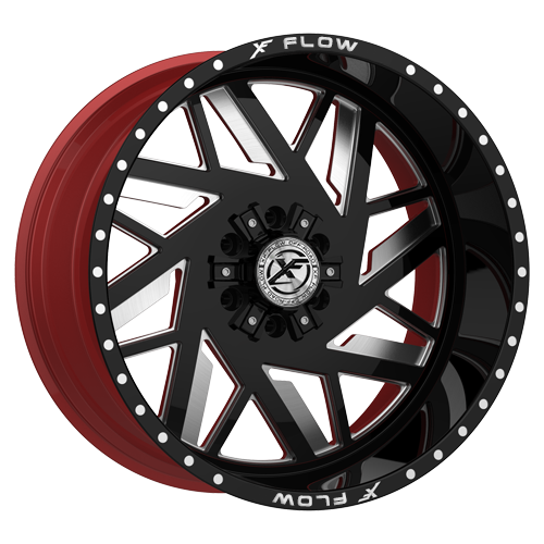 XFX Flow XFX-306 Gloss Black & Milled With Red Inner