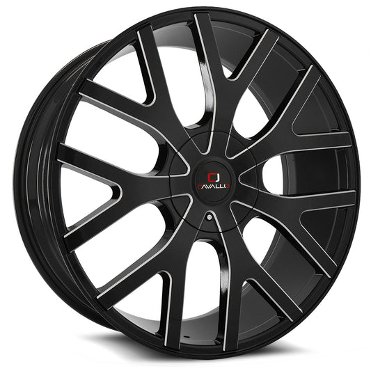 Cavallo CLV-15 Gloss Black & Milled