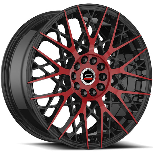 Spec-1 SP-53 Gloss Black & Red Machined