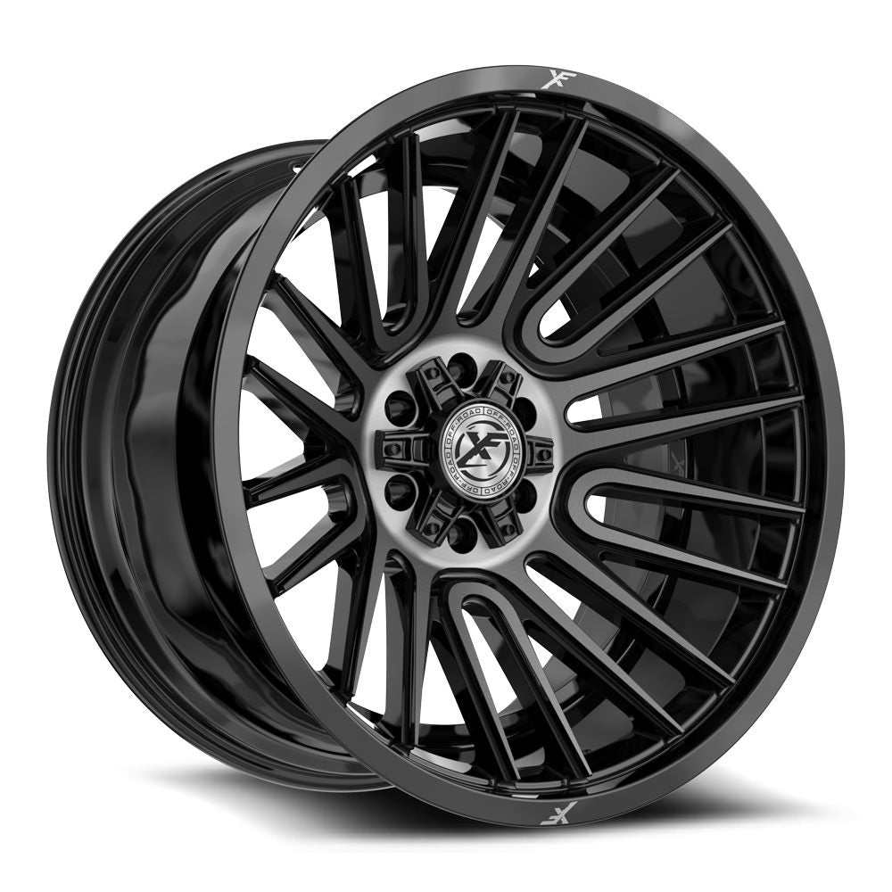 XF Off-Road XF-234 Gloss Black & Brushed Double Dark Tint
