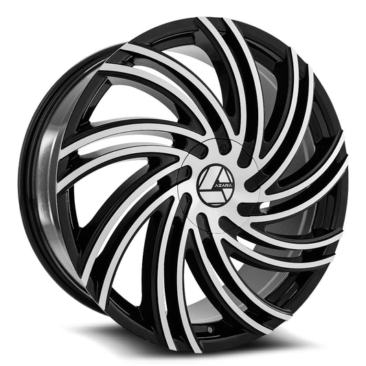 Azara AZA-514 Gloss Black & Machined