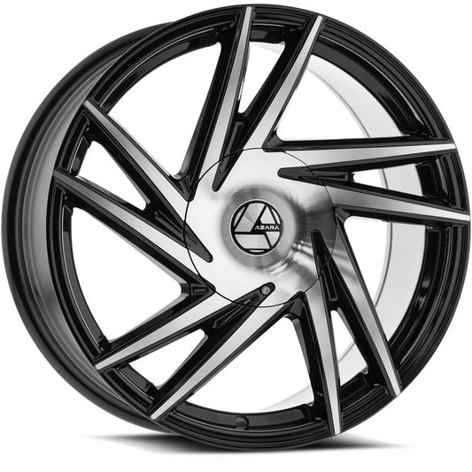 Azara AZA-529 Gloss Black & Machined
