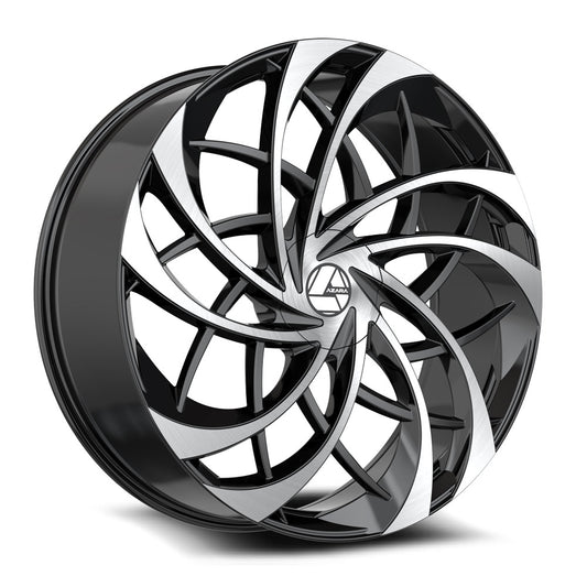 Azara AZA-540 Gloss Black & Machined