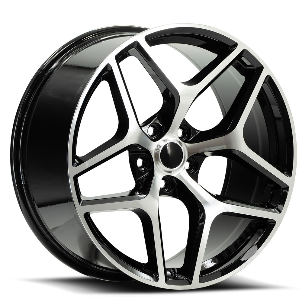 O.E. Revolution Z28 Gloss Black & Machined