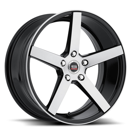 Spec-1 SP-36 Gloss Black & Brushed