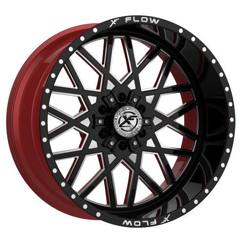XFX Flow XFX-307 Gloss Black & Milled With Red Inner