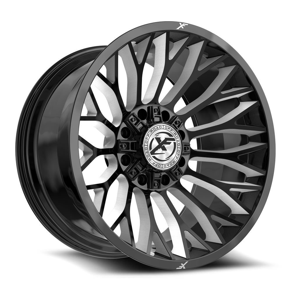 XF Off-Road XF-237 Gloss Black & Milled