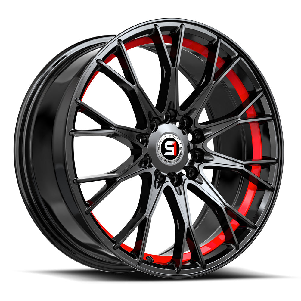 Spec-1 SP-59 Gloss Black & Red Undercut