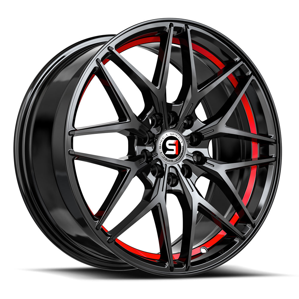 Spec-1 SP-60 Gloss Black & Red Undercut