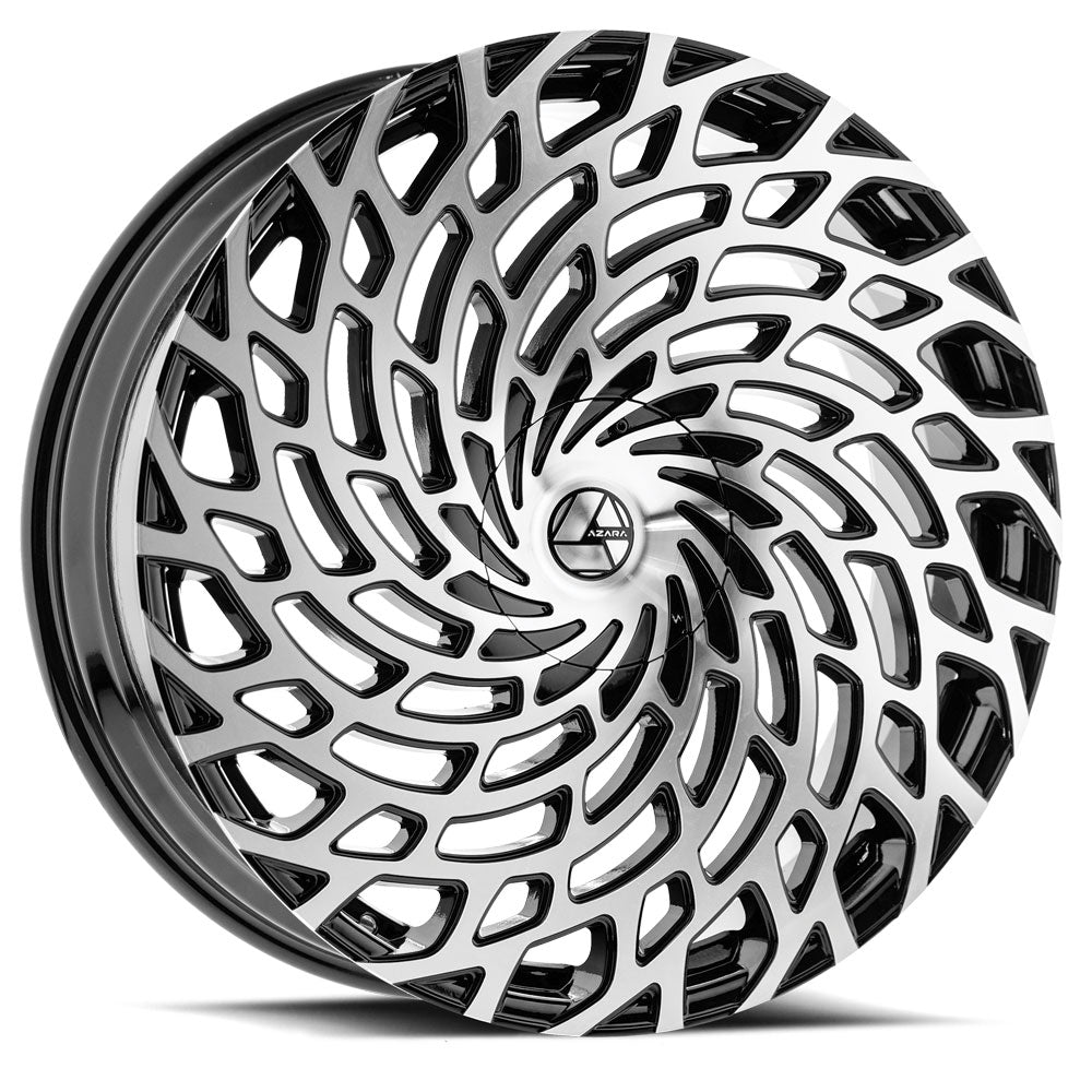 Azara AZA-523 Gloss Black & Machined