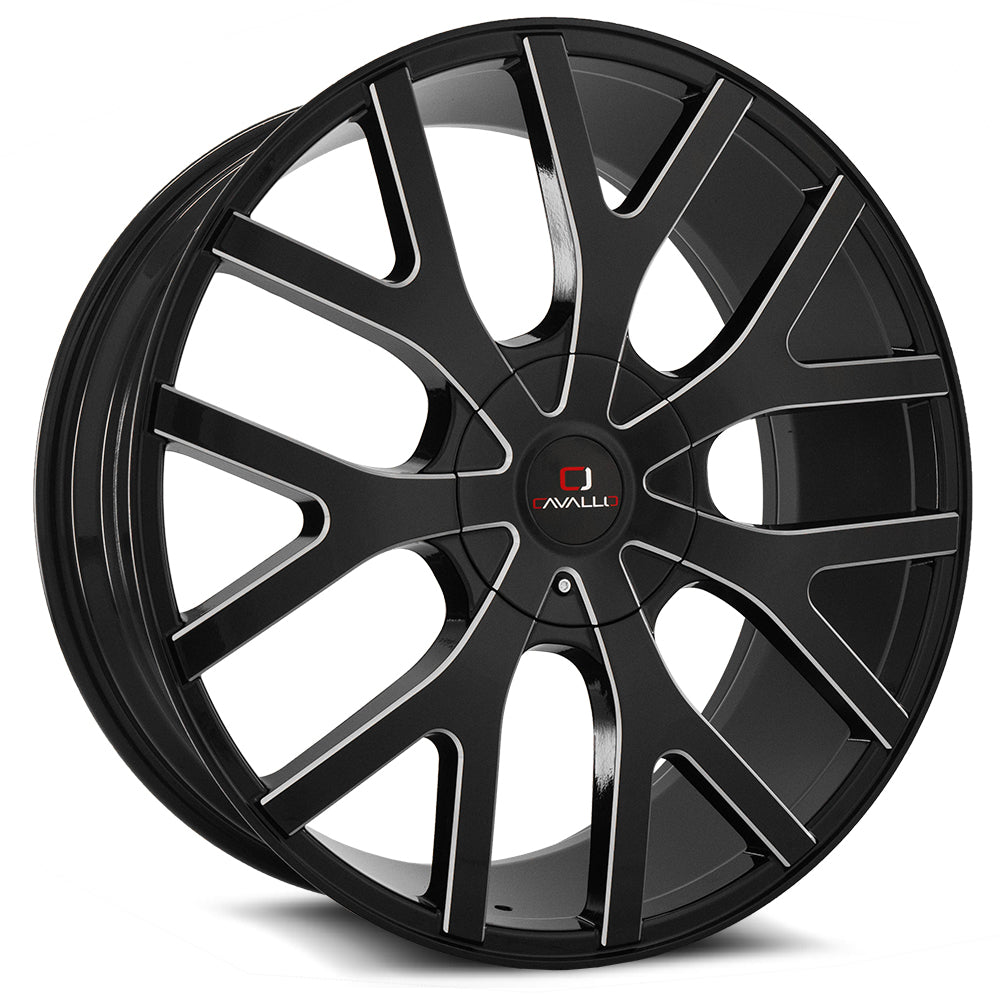 Cavallo CLV-15 Gloss Black & Milled